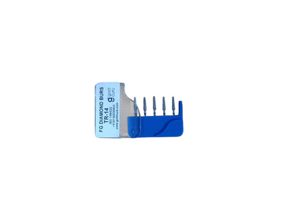 Gold Cura Tapered Round   Diamond Burs FG