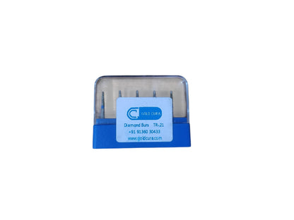Gold Cura Tapered Round   Diamond Burs FG