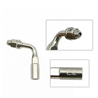 Gold Cura Ultrasonic Endo Tip E2 Woodpecker EMS root canal cleaning tip