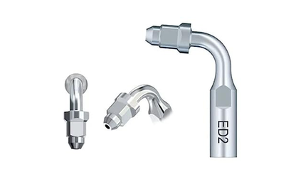 Gold Cura Ultrasonic Endo Tip ED2 Satelec tip detail
