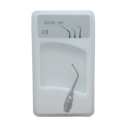 Round-ended diamond-coated SB1 cavity preparation scaler tip detail
