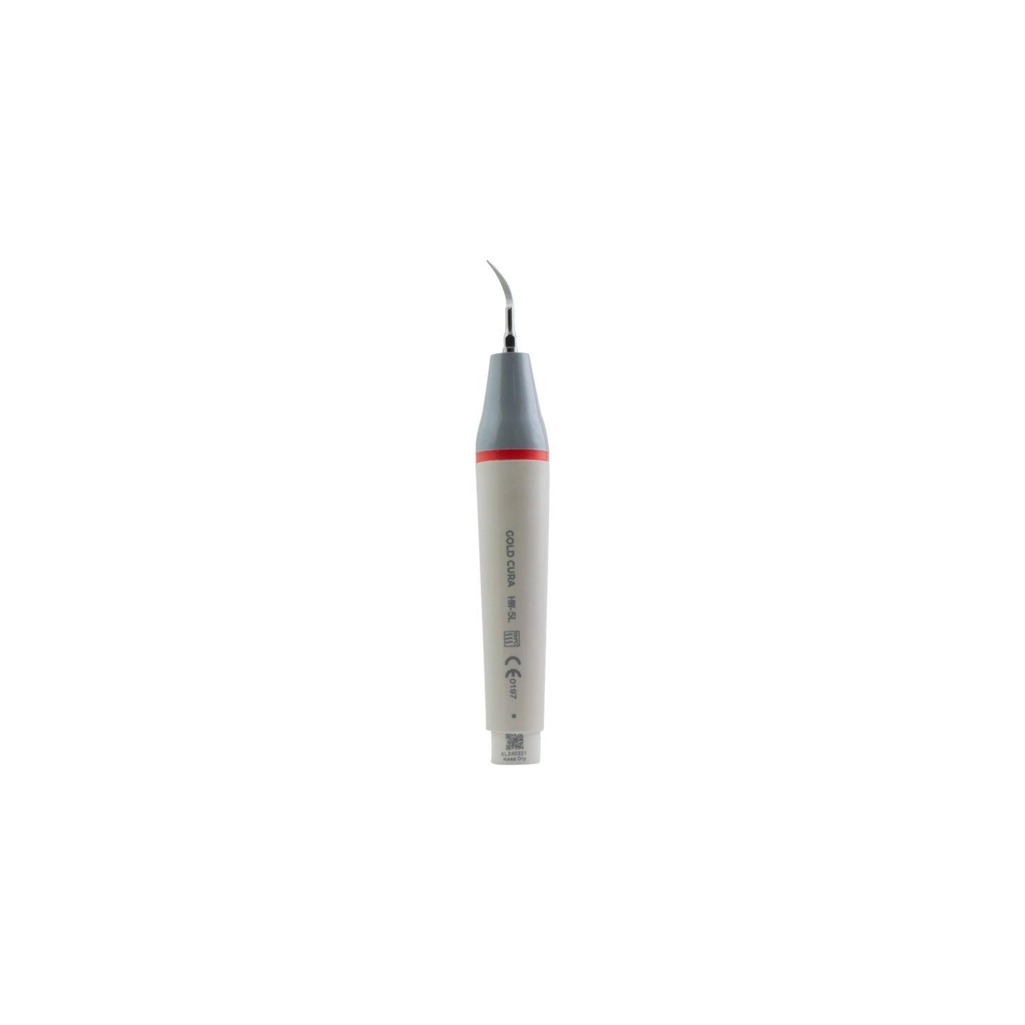Gold Cura LED Scaler Handpiece HW-5L – Woodpecker UDS & EMS-Compatible Detachable Handpiece with LED Light